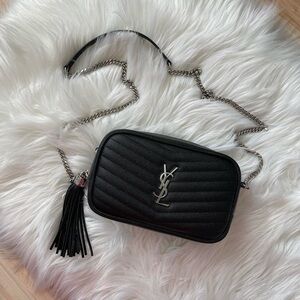 YSL Black Mini Lou Bag